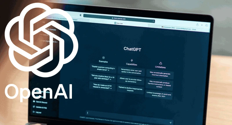 ChatGPT interface generating text and ideas for daily productivity tasks.