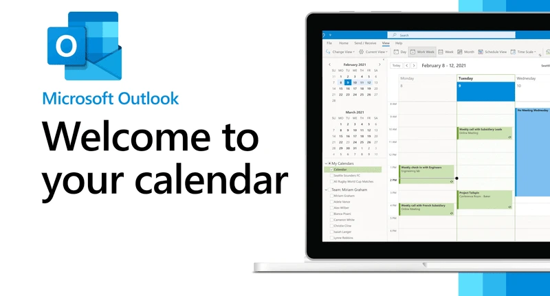 Best Calendar Apps to Manage Your Schedule Better – Microsoft Outlook calendar interface