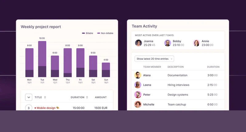 Best Time Tracking Apps for Freelancers using Toggl Track on desktop