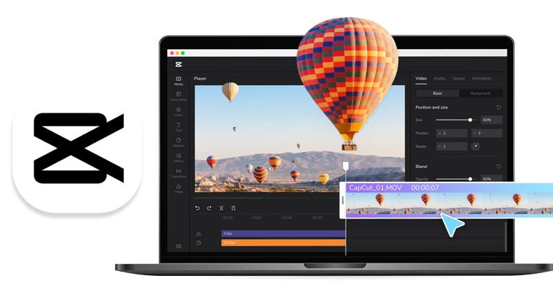 Top free video editing apps for quick edits with CapCut interface shown