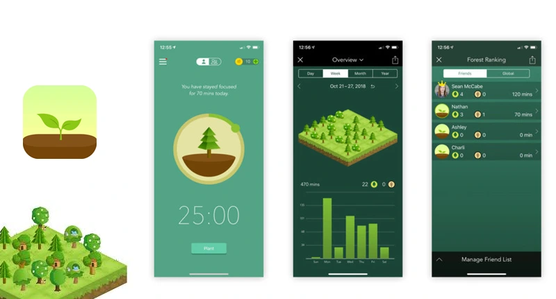 How to use Pomodoro apps to improve focus with Forest app’s tree planting feature